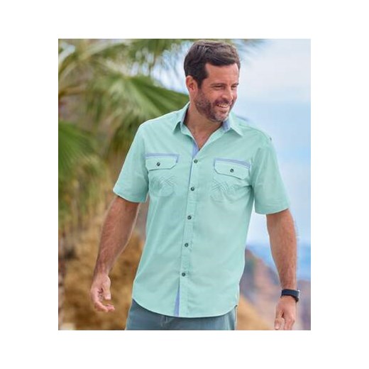 Bawełniana koszula Pacyfik ze sklepu Atlas For Men w kategorii Koszule męskie - zdjęcie 171421525