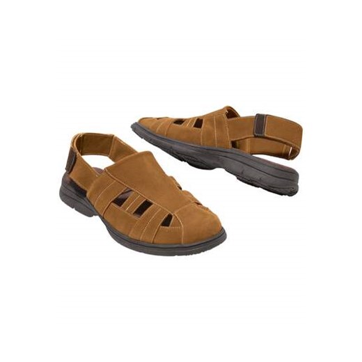 Letnie sandały z rzepami ze sklepu Atlas For Men w kategorii Sandały męskie - zdjęcie 171421526