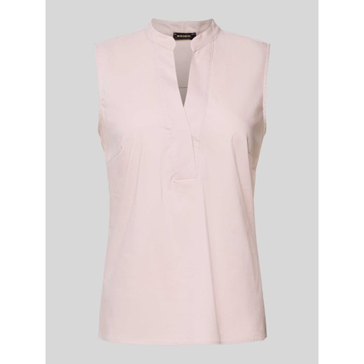 Top bluzkowy ze stójką i z dekoltem w serek ze sklepu Peek&Cloppenburg  w kategorii Bluzki damskie - zdjęcie 171426506