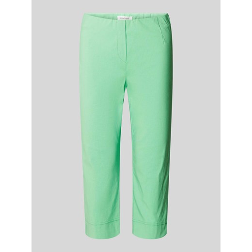 Spodnie capri w jednolitym kolorze model ‘INA’ ze sklepu Peek&Cloppenburg  w kategorii Spodnie damskie - zdjęcie 171426609