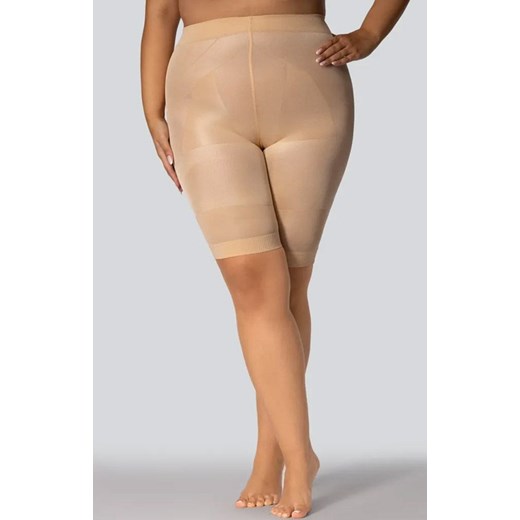Szorty wyszczuplające ze średnim stanem jasnobeżowe Smoothwear, Kolor jasny beż (champagne pearl), Rozmiar 6/7, Mona Queen Size ze sklepu Intymna w kategorii Bielizna wyszczuplająca - zdjęcie 171426967