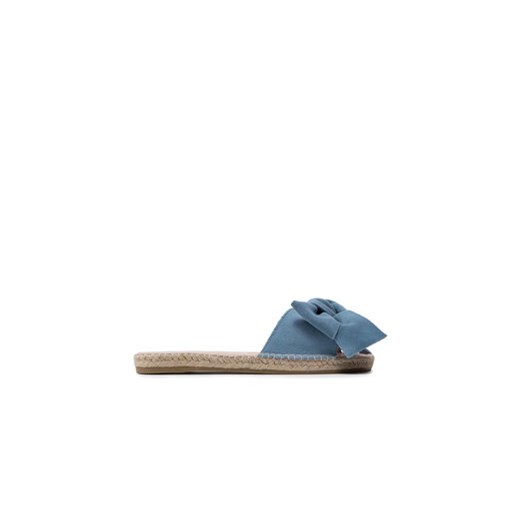Manebi Espadryle Sandals With Bow M 3.0 J0 Niebieski ze sklepu MODIVO w kategorii Klapki damskie - zdjęcie 171427608
