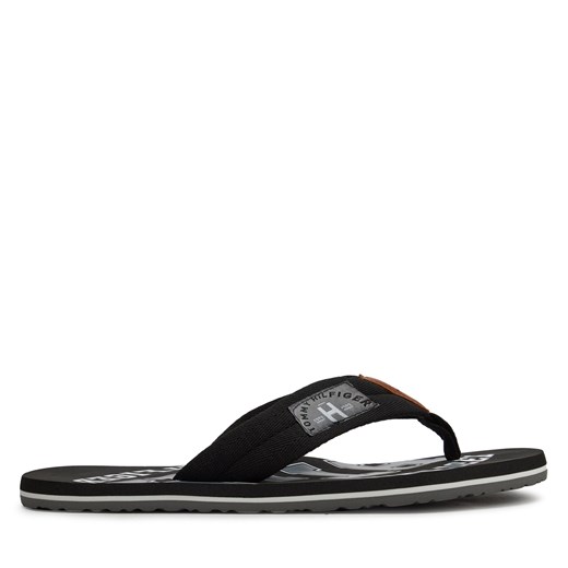 Japonki Tommy Hilfiger Essential Th Beach Sandal FM0FM01369 Black 990 ze sklepu eobuwie.pl w kategorii Klapki męskie - zdjęcie 171431005