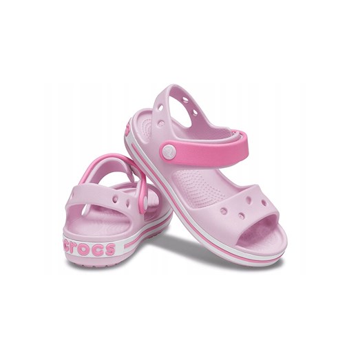 Crocs Sandały "Crocband" w kolorze jasnoróżowym Crocs 20-21 wyprzedaż Limango Polska