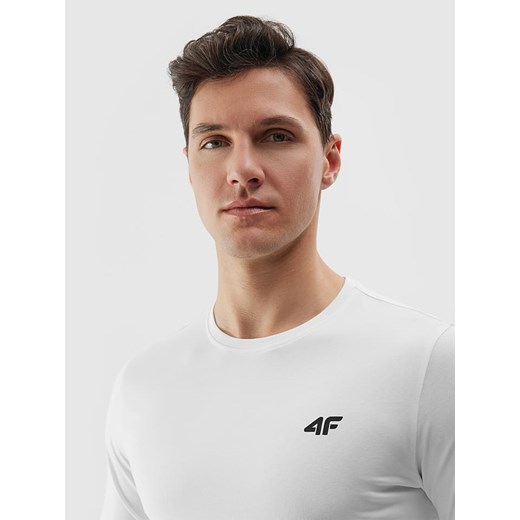 4F Koszulka w kolorze białym XL wyprzedaż Limango Polska