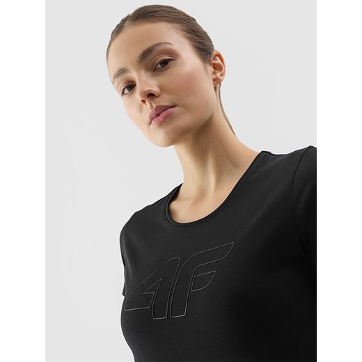 4F Koszulka w kolorze czarnym XS okazyjna cena Limango Polska