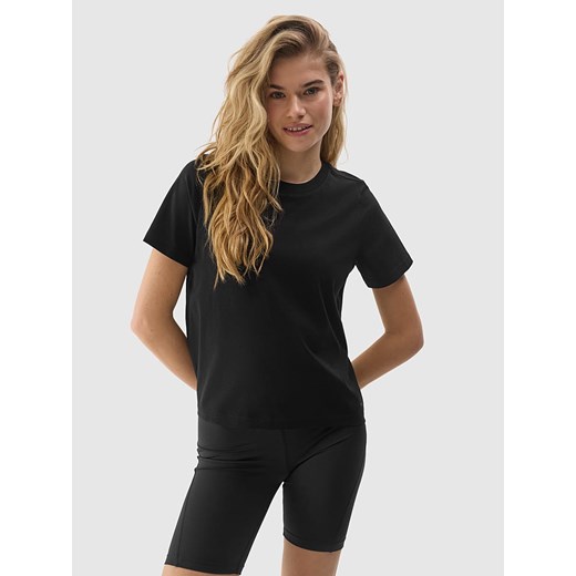 4F Koszulka w kolorze czarnym ze sklepu Limango Polska w kategorii Bluzki damskie - zdjęcie 171432815