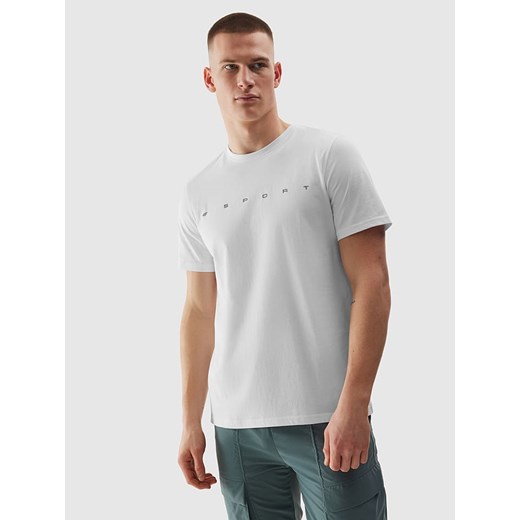 4F Koszulka w kolorze białym ze sklepu Limango Polska w kategorii T-shirty męskie - zdjęcie 171432888