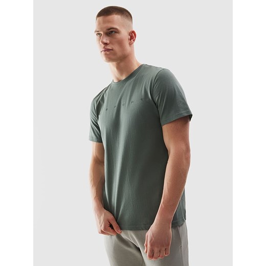 4F Koszulka w kolorze zielonym ze sklepu Limango Polska w kategorii T-shirty męskie - zdjęcie 171432905