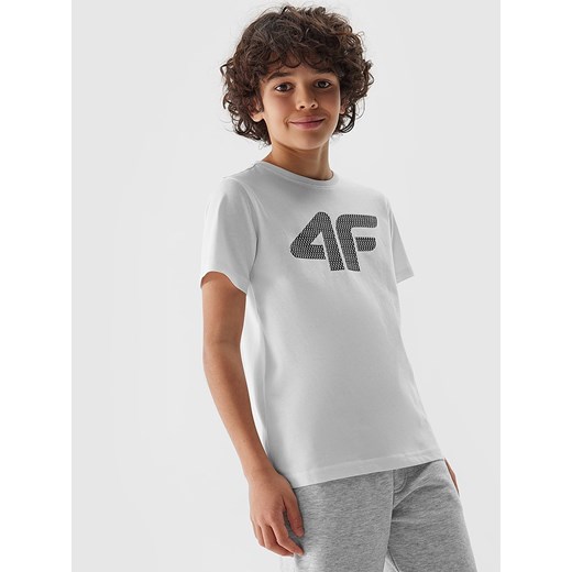 4F Koszulka w kolorze białym ze sklepu Limango Polska w kategorii T-shirty chłopięce - zdjęcie 171433236