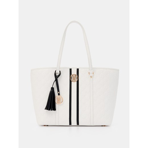 Mohito - Torebka shopper - biały ze sklepu Mohito w kategorii Torby Shopper bag - zdjęcie 171434396