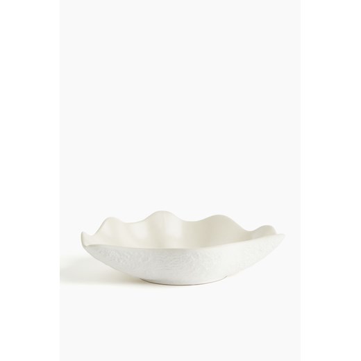 H & M - Kamionkowa miska w kształcie muszli - Biały ze sklepu H&M w kategorii Misy i tace dekoracyjne - zdjęcie 171438176