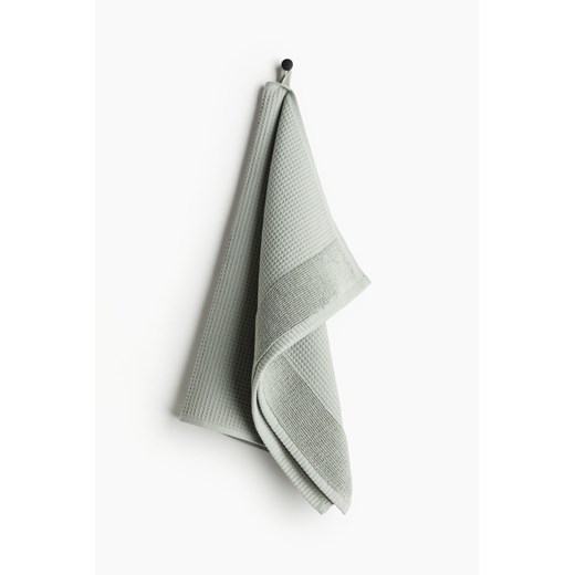 H & M - Ręcznik w waflowy splot - Zielony ze sklepu H&M w kategorii Ręczniki - zdjęcie 171438245