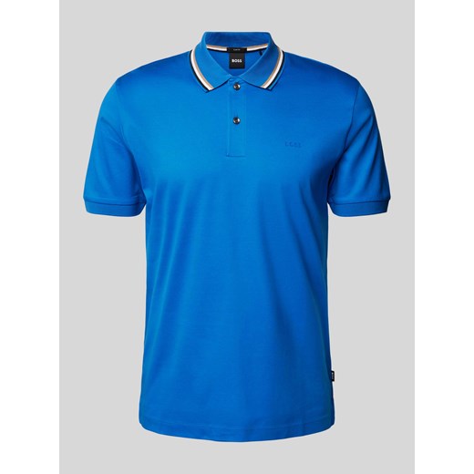 Koszulka polo o kroju slim fit z krótką listwą guzikową ze sklepu Peek&Cloppenburg  w kategorii T-shirty męskie - zdjęcie 171438495