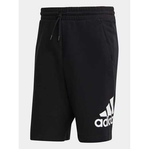 adidas Szorty sportowe Essentials Big Logo French Terry Shorts IC9401 Czarny L MODIVO