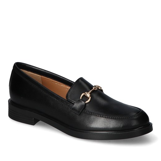 Mokasyny Eska 2195 Czarne lico ze sklepu Arturo-obuwie w kategorii Mokasyny damskie - zdjęcie 171443918