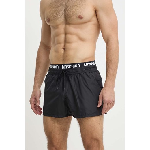 Moschino Underwear szorty kąpielowe kolor czarny 241V3A42229301 ze sklepu ANSWEAR.com w kategorii Kąpielówki - zdjęcie 171444828