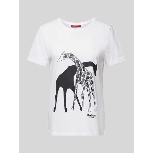 T-shirt z nadrukowanym motywem ze sklepu Peek&Cloppenburg  w kategorii Bluzki damskie - zdjęcie 171447087
