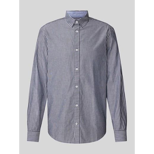 Koszula casualowa o kroju regular fit z wzorem w paski ze sklepu Peek&Cloppenburg  w kategorii Koszule męskie - zdjęcie 171447198