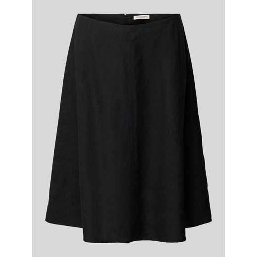 Spódnica lniana w jednolitym kolorze ze sklepu Peek&Cloppenburg  w kategorii Spódnice - zdjęcie 171447246
