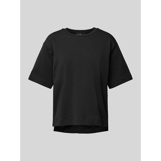 T-shirt w jednolitym kolorze z okrągłym dekoltem ze sklepu Peek&Cloppenburg  w kategorii Bluzki damskie - zdjęcie 171447417