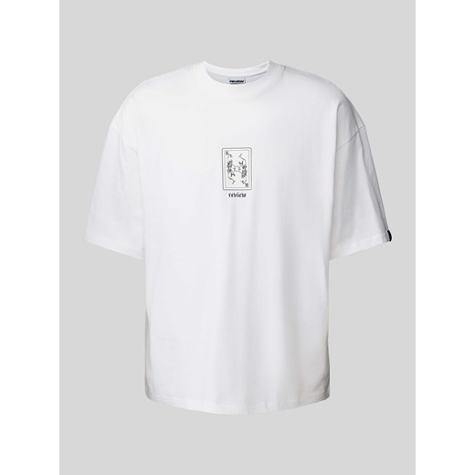 T-shirt z nadrukiem z logo i motywem ze sklepu Peek&Cloppenburg  w kategorii T-shirty męskie - zdjęcie 171447429