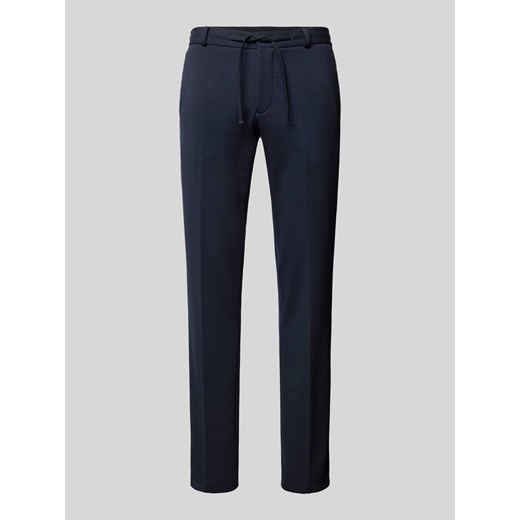 Spodnie w jednolitym kolorze z tunelem ze sklepu Peek&Cloppenburg  w kategorii Spodnie męskie - zdjęcie 171447457