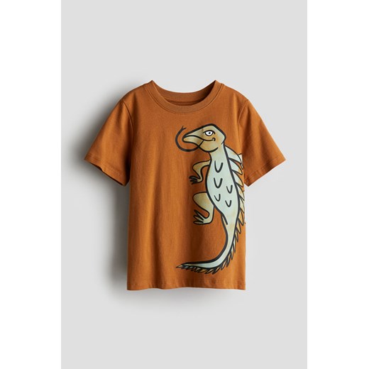 T-shirt chłopięce pomarańczowa H & M letni 