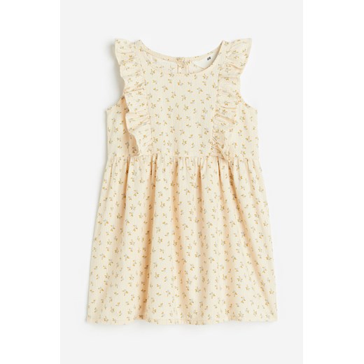H & M - Sukienka z kory - Beżowy ze sklepu H&M w kategorii Sukienki dziewczęce - zdjęcie 171448128