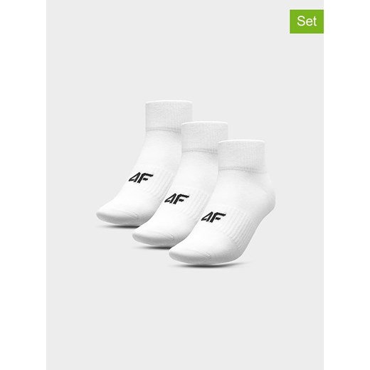 4F Skarpety (3 pary) w kolorze białym ze sklepu Limango Polska w kategorii Skarpetki męskie - zdjęcie 171448659
