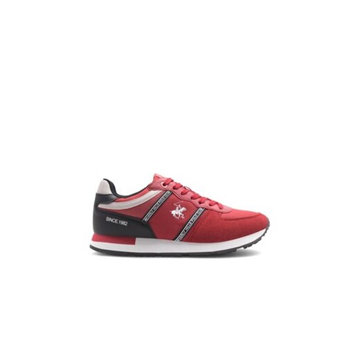 Beverly Hills Polo Club Sneakersy JONES-01 Czerwony ze sklepu MODIVO w kategorii Buty sportowe męskie - zdjęcie 171449299