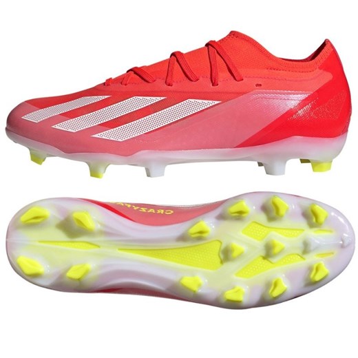 Buty piłkarskie adidas X Crazyfast Pro Fg M IG0600 czerwone ze sklepu ButyModne.pl w kategorii Buty sportowe męskie - zdjęcie 171449629