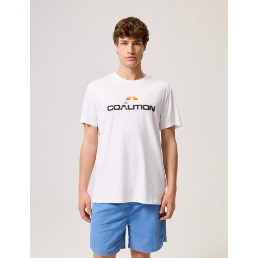 Koszulka CLTN T 0924 Biały S ze sklepu Diverse w kategorii T-shirty męskie - zdjęcie 171450368