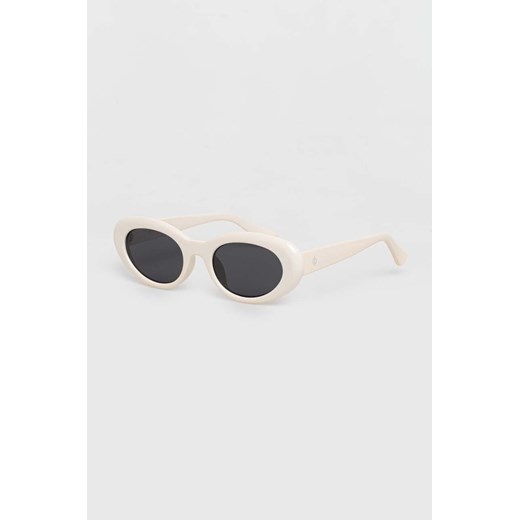 Samsoe Samsoe okulary przeciwsłoneczne SAPIPPA kolor biały U24100006 ze sklepu PRM w kategorii Okulary przeciwsłoneczne męskie - zdjęcie 171450749