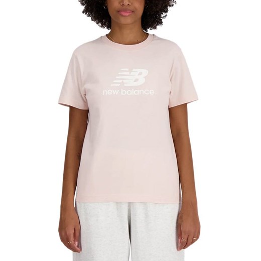 Koszulka New Balance WT41502OUK - różowa ze sklepu streetstyle24.pl w kategorii Bluzki damskie - zdjęcie 171450879