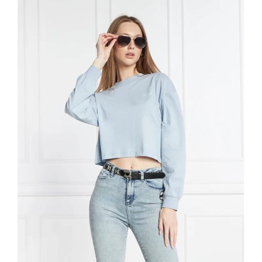 Karl Lagerfeld Bluza signature | Loose fit ze sklepu Gomez Fashion Store w kategorii Bluzy damskie - zdjęcie 171451166