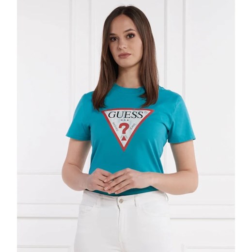 GUESS T-shirt | Classic fit ze sklepu Gomez Fashion Store w kategorii Bluzki damskie - zdjęcie 171451168