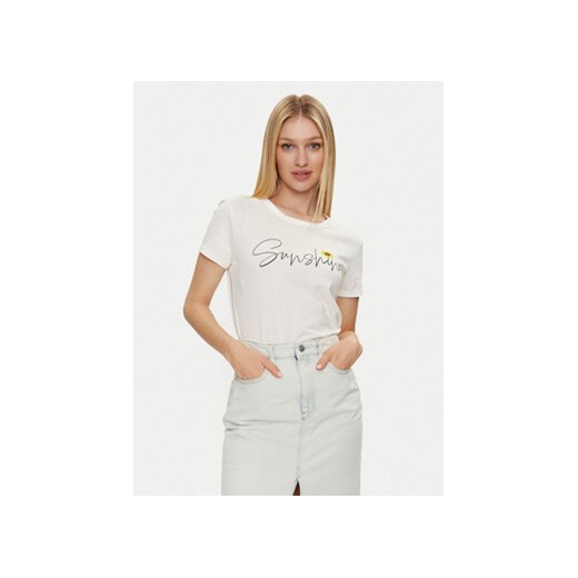 JDY T-Shirt Michigan 15311702 Biały Regular Fit ze sklepu MODIVO w kategorii Bluzki damskie - zdjęcie 171454028