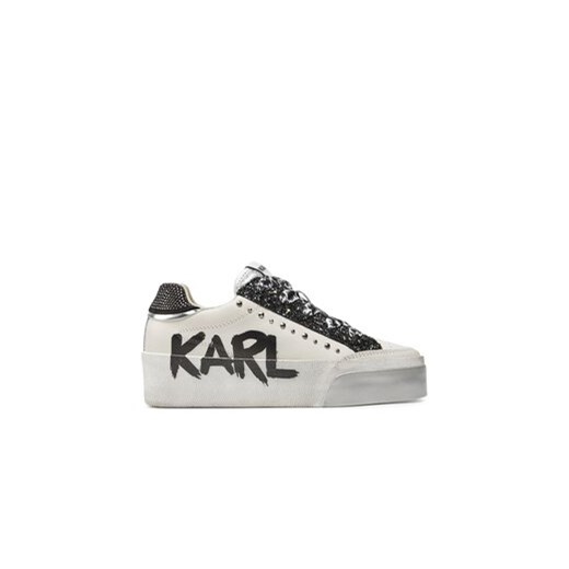 KARL LAGERFELD Sneakersy KL60190 Biały ze sklepu MODIVO w kategorii Trampki damskie - zdjęcie 171454158