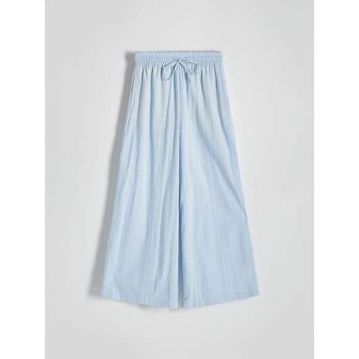 Reserved - Spodnie culotte - jasnoniebieski Reserved S Reserved