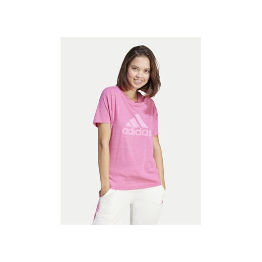 adidas T-Shirt Future Icons Winners 3.0 IS3631 Różowy Regular Fit ze sklepu MODIVO w kategorii Bluzki damskie - zdjęcie 171455776