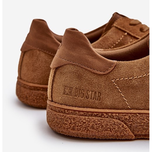 Buty sportowe męskie BIG STAR młodzieżowe brązowe z zamszu