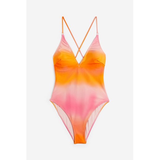 H & M - Kostium kąpielowy High Leg - Pomarańczowy ze sklepu H&M w kategorii Stroje kąpielowe - zdjęcie 171460016