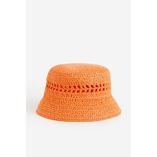 H & M - Słomkowy kapelusz wędkarski - Pomarańczowy H & M 54 H&M