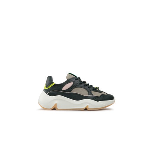 ECCO Sneakersy Chunky Sneaker W 20321360135 Zielony ze sklepu MODIVO w kategorii Buty sportowe damskie - zdjęcie 171460516