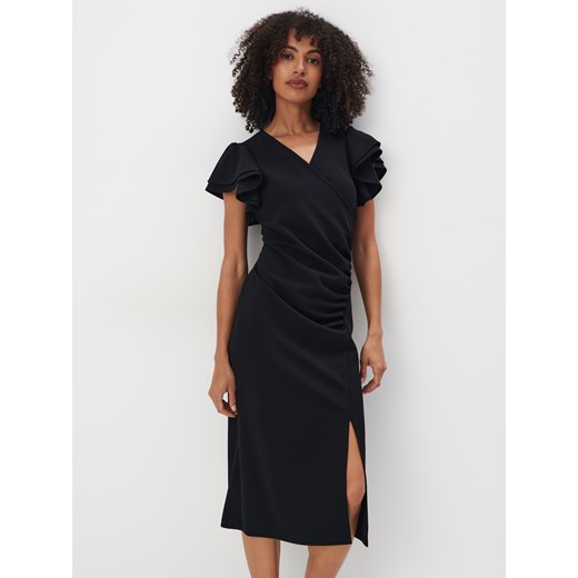 Mohito - Elegancka czarna sukienka midi - czarny Mohito XS Mohito