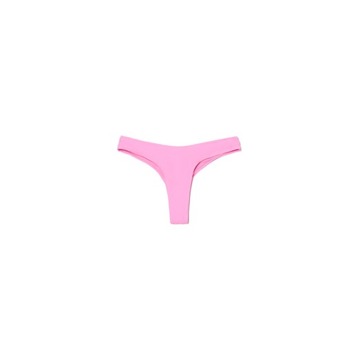 Cropp - Różowy dół od bikini - różowy ze sklepu Cropp w kategorii Stroje kąpielowe - zdjęcie 171474285