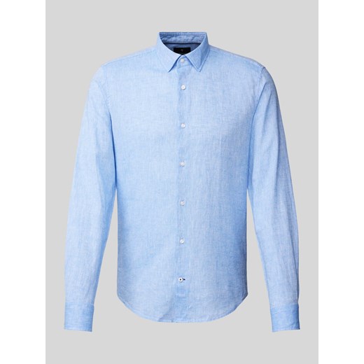 Koszula biznesowa o kroju slim fit w jednolitym kolorze ze sklepu Peek&Cloppenburg  w kategorii Koszule męskie - zdjęcie 171474886