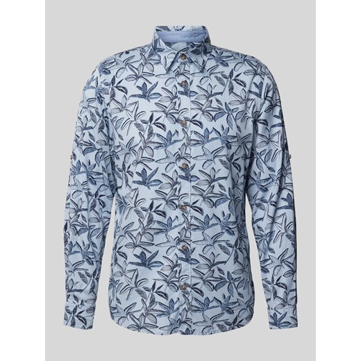 Koszula casualowa o kroju regular fit ze wzorem na całej powierzchni ze sklepu Peek&Cloppenburg  w kategorii Koszule męskie - zdjęcie 171475075
