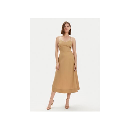 Gaudi Sukienka letnia 411FD15002 Beżowy Regular Fit ze sklepu MODIVO w kategorii Sukienki - zdjęcie 171475585